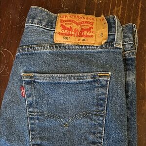 Levi's Classic Straight Jean Shorts 501 men’s 31 w 9 L